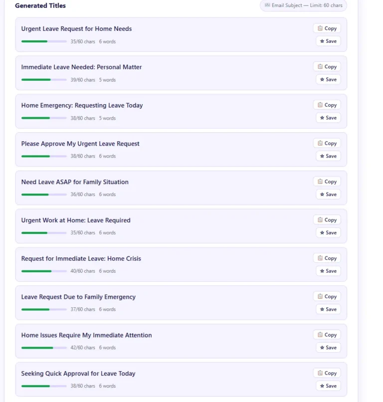 How to create Email Subject with Title Generator