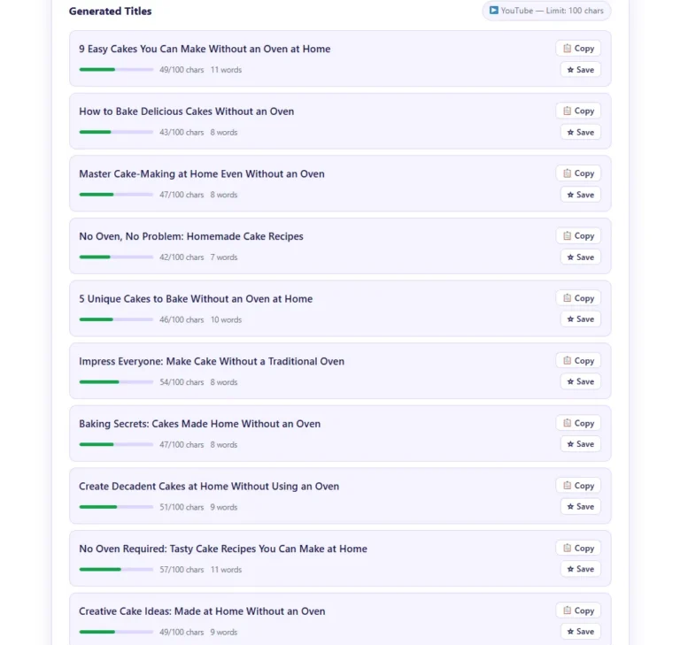 How to create Youtube titles with Title Generator